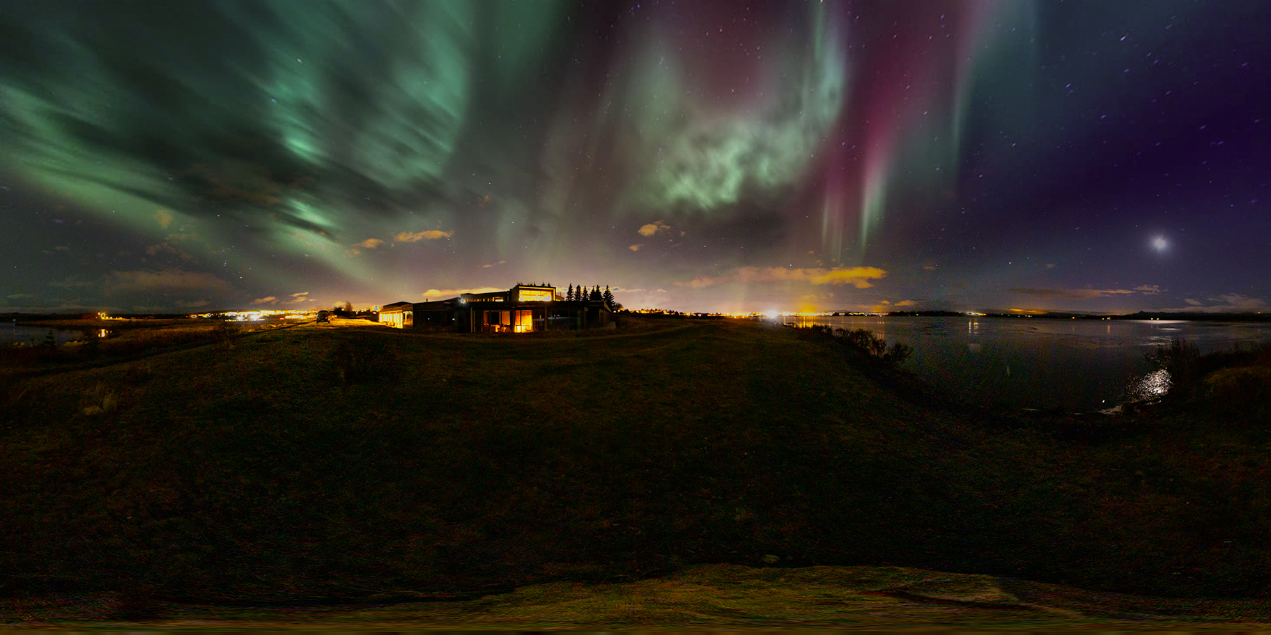 Northern Lights from Hotel Kriunes in Iceland